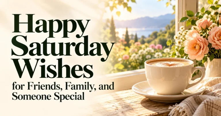 100+ Happy Saturday Wishes for Friends, Family, and Someone Special