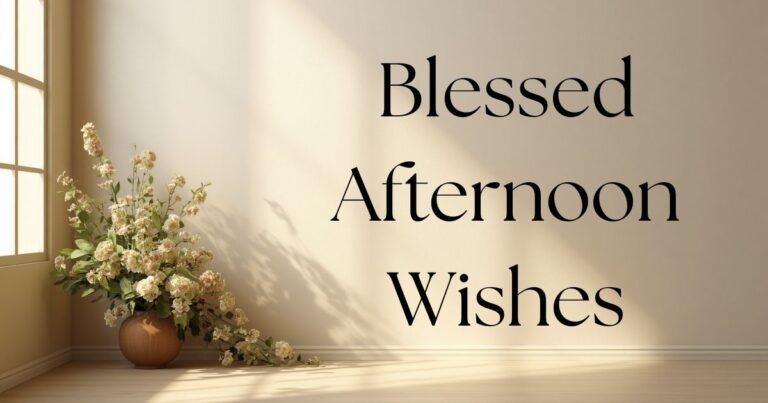 102+ Blessed Afternoon Wishes and Messages for a Peaceful Day