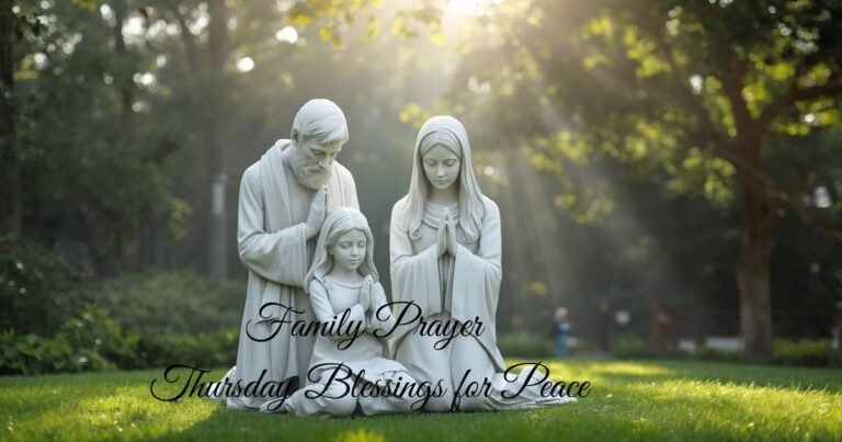 102+ Family Prayer Thursday Blessings for Peace, Protection, and Unity
