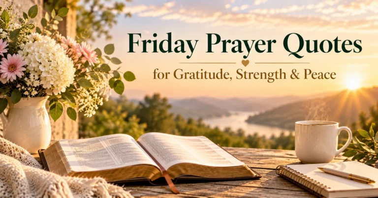 102+ Friday Prayer Quotes for Gratitude, Strength and Peace