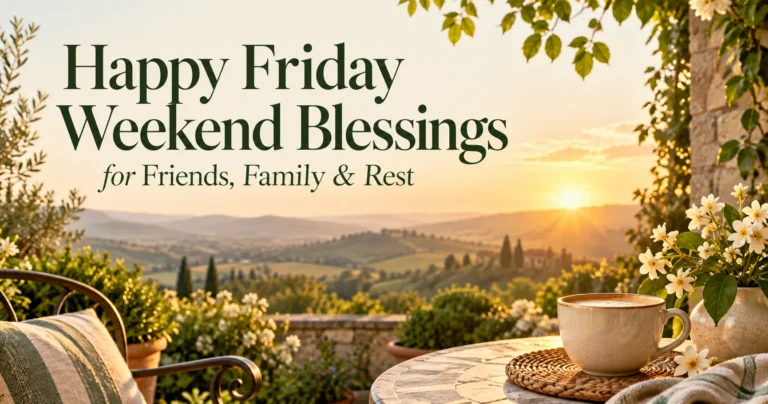 102+ Happy Friday Weekend Blessings for Friends, Family & Rest