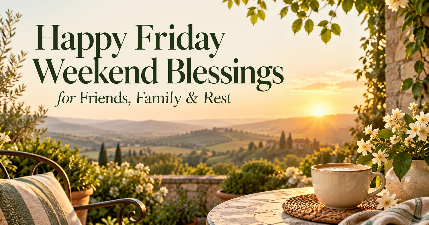 102+ Happy Friday Weekend Blessings for Friends, Family & Rest