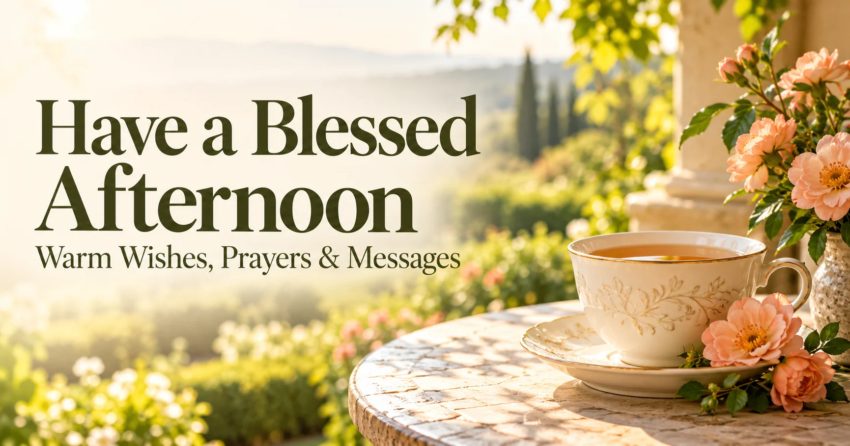 103+ Have a Blessed Afternoon: Warm Wishes, Prayers & Messages