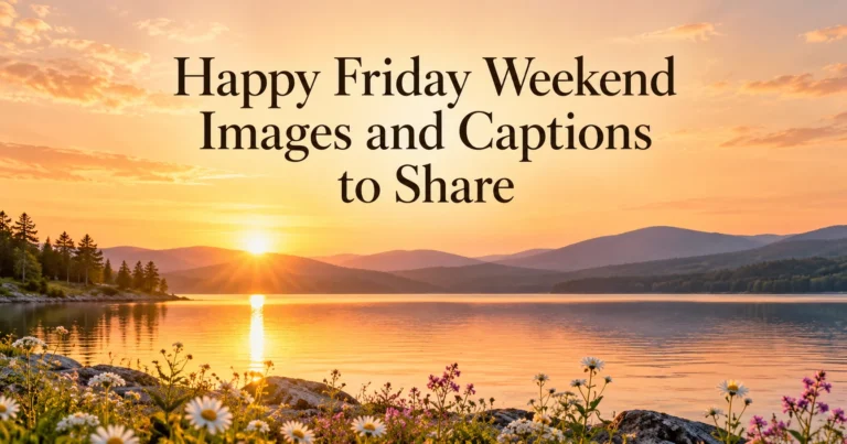 106+ Happy Friday Weekend Images and Captions to Share