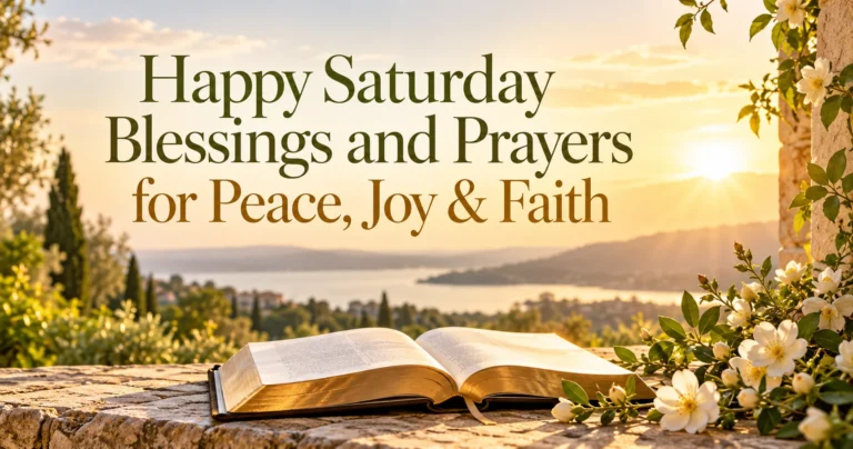 111+ Happy Saturday Blessings and Prayers for Peace, Joy & Faith