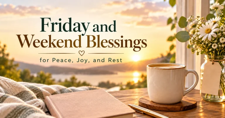114+ Friday and Weekend Blessings for Peace, Joy, and Rest