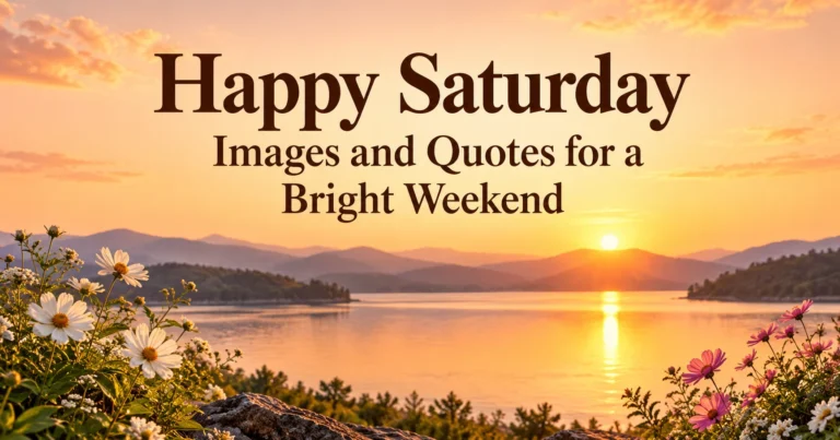 119+ Happy Saturday Images and Quotes for a Bright Weekend