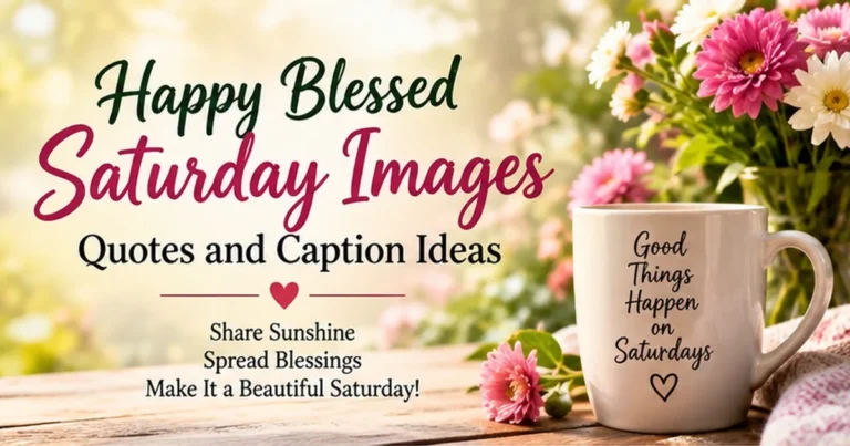 122+ Happy Blessed Saturday Images: Quotes and Caption Ideas