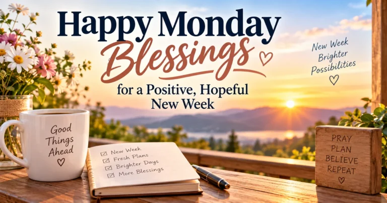 122+ Happy Monday Blessings for a Positive, Hopeful New Week