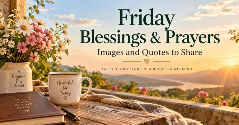 124+ Friday Blessings and Prayers Images and Quotes to Share