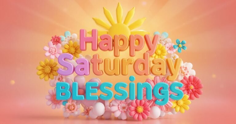 125+ Happy Saturday Blessings to Share with the People You Love