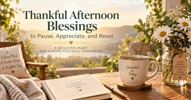 125+ Thankful Afternoon Blessings to Pause, Appreciate, and Reset