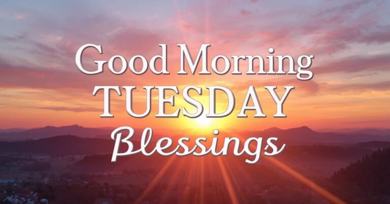 126+ Positive Good Morning Tuesday Blessings for a Hopeful Start