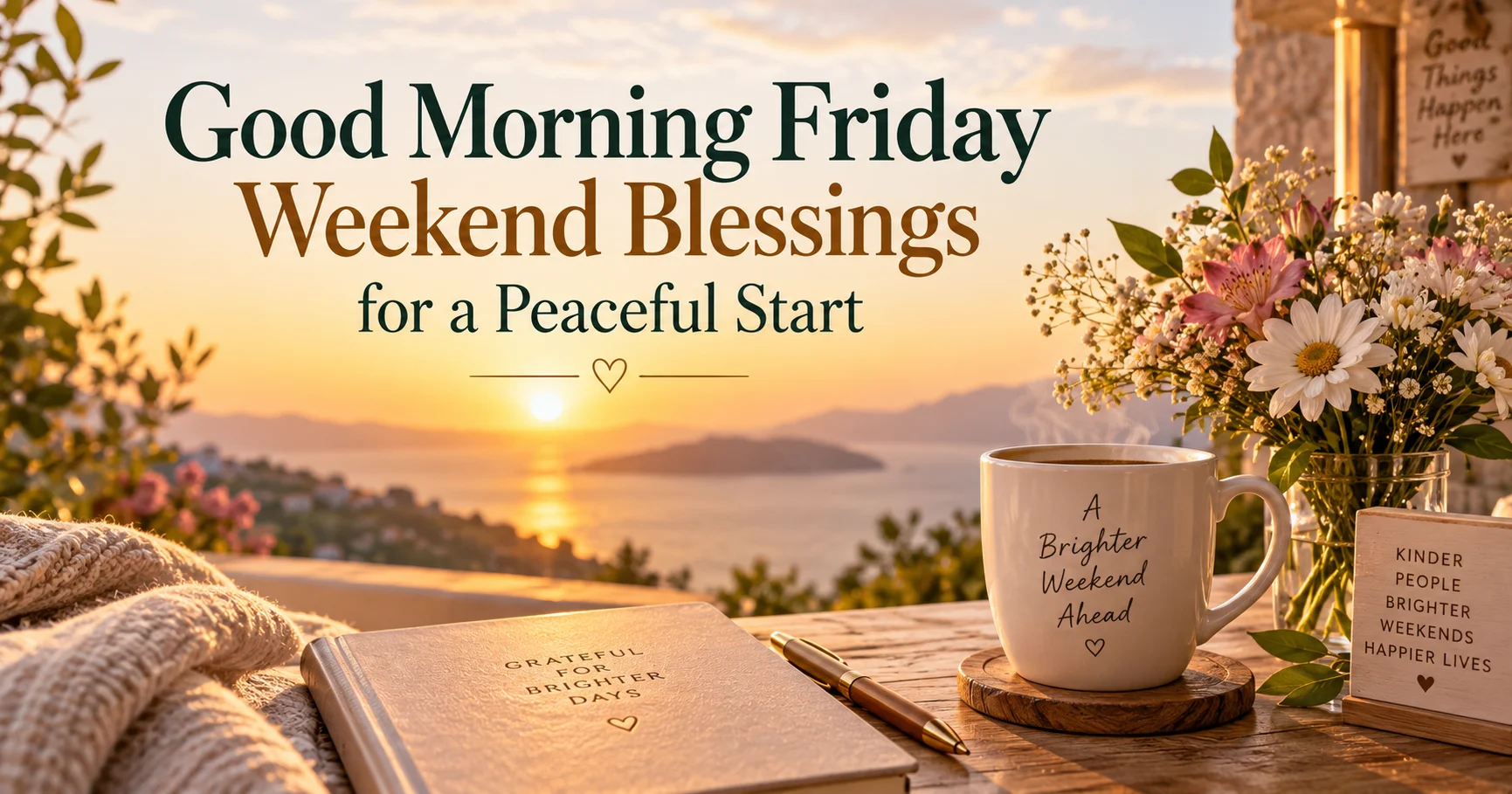 130+ Good Morning Friday Weekend Blessings for a Peaceful Start