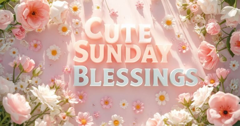 180+ Cute Sunday Blessings and Sweet Weekend Wishes to Share