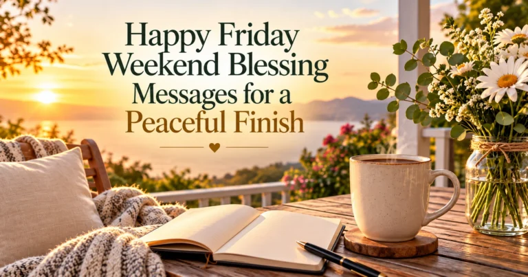 195+ Happy Friday Weekend Blessing Messages for a Peaceful Finish