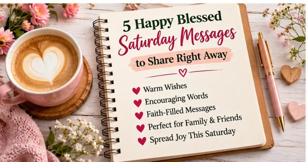 5 Happy Blessed Saturday Messages to Share Right Away