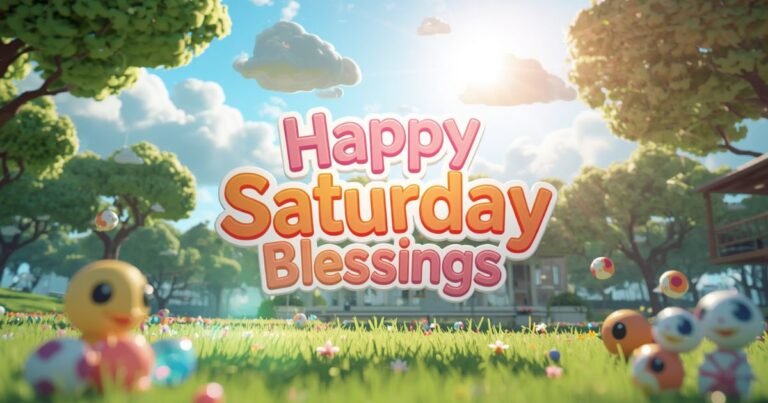 99+ Happy Saturday Blessings Images: Beautiful Words for Weekend Graphics