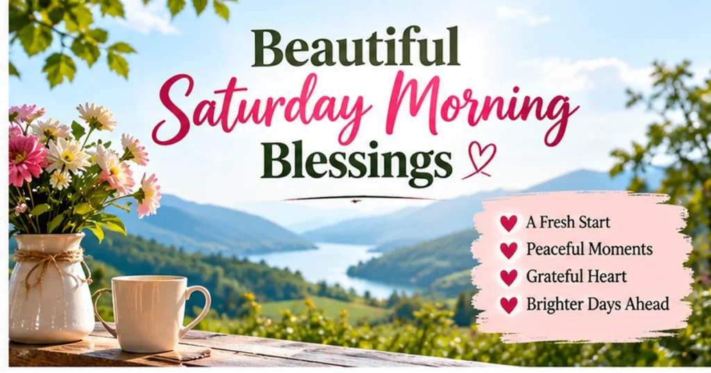 Beautiful Saturday Morning Blessings