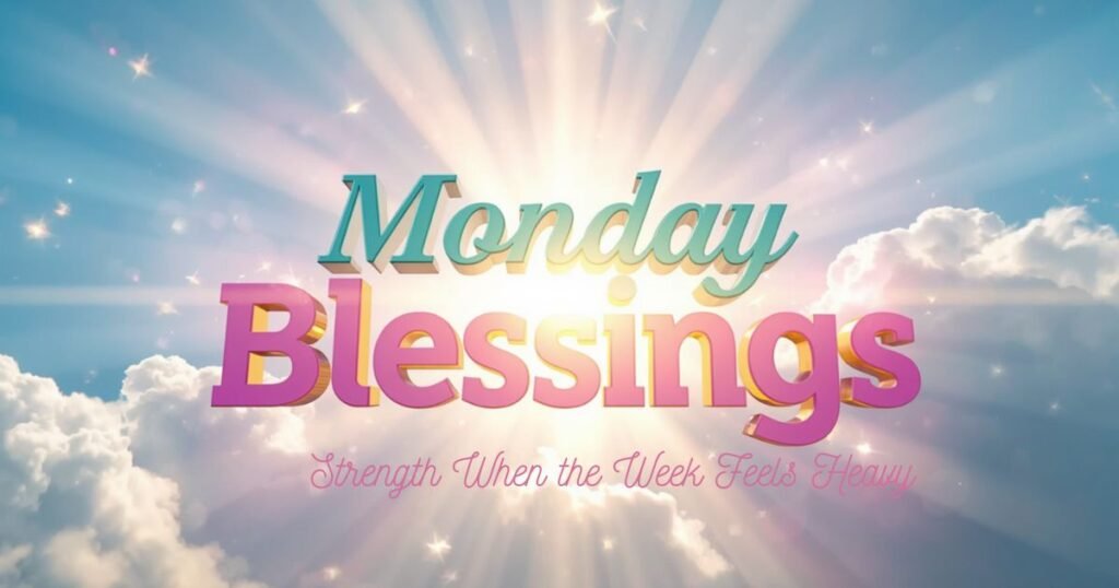 Blessings for Strength When the Week Feels Heavy
