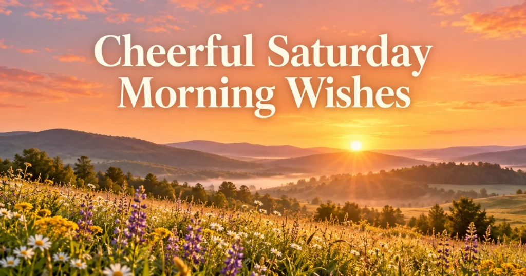 Cheerful Saturday Morning Wishes