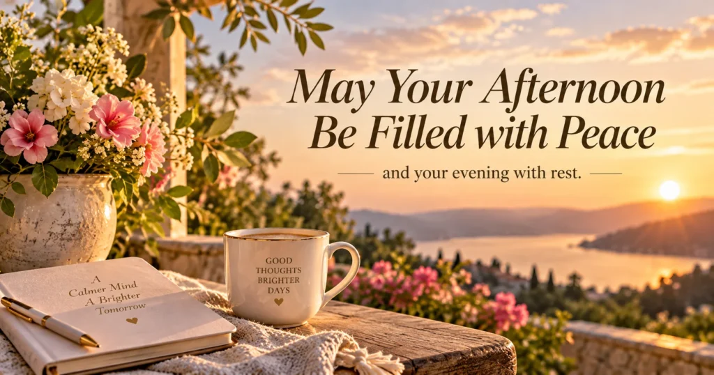 Encouraging Words for a Busy or Stressful Afternoon