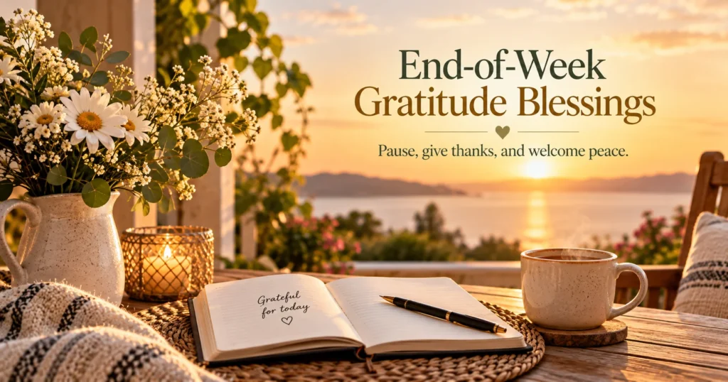 End-of-Week Gratitude Blessings