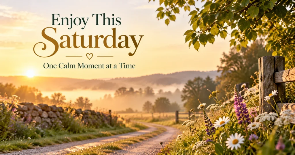 Faith-Centered Saturday Image Blessings