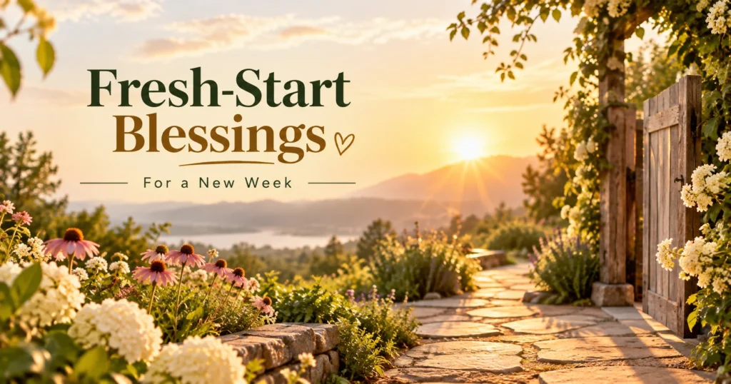 Fresh-Start Blessings for a New Week