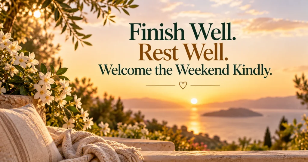 Friday Weekend Blessings for Family
