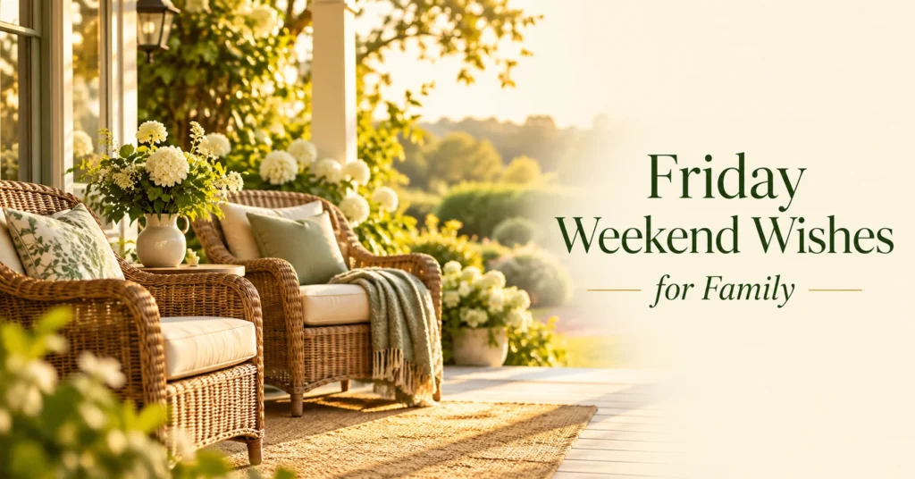 Friday Weekend Wishes for Family