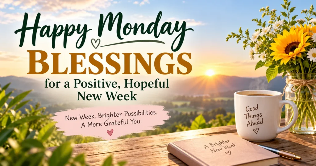 Good Morning Monday Blessings for a Fresh Start