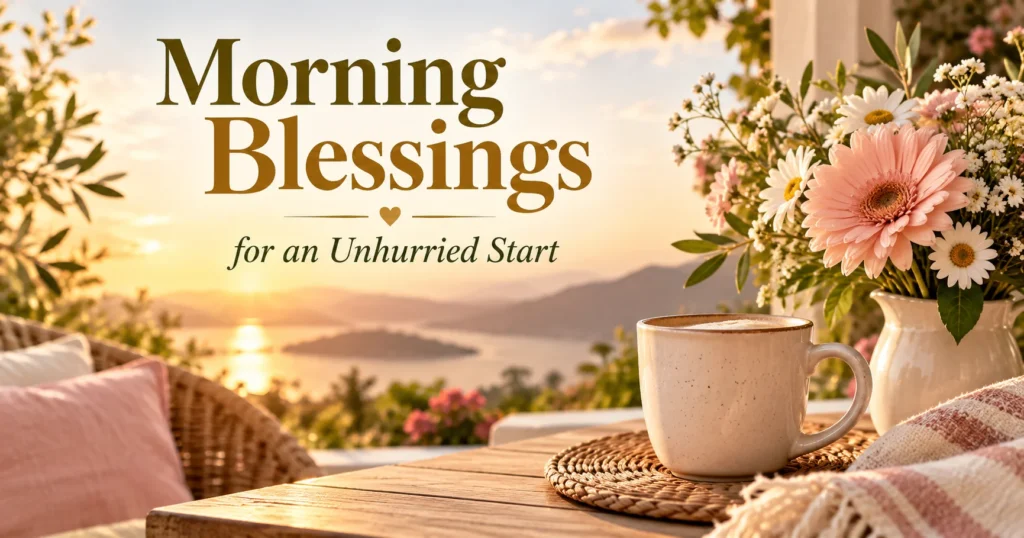 Morning Blessings for an Unhurried Start