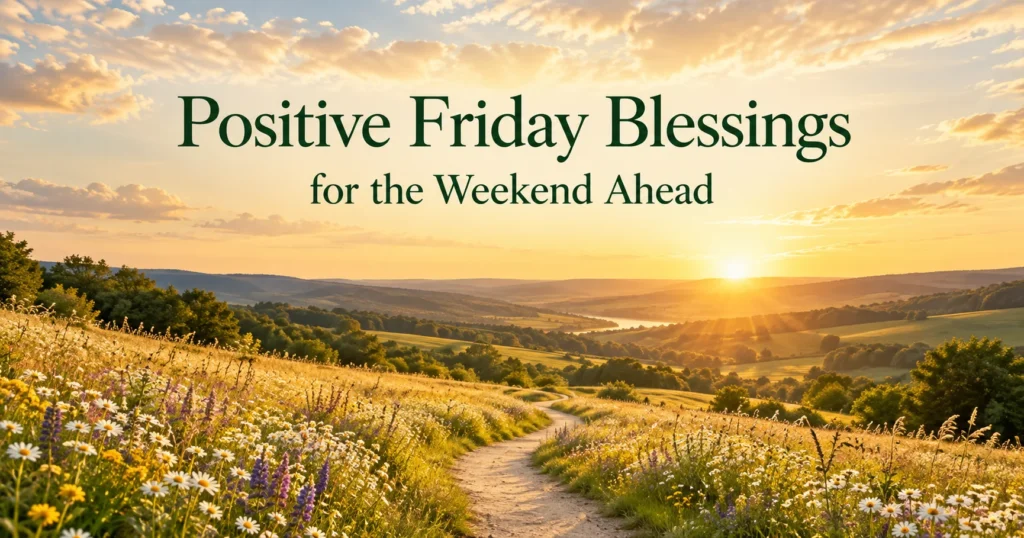 Positive Friday Blessings for the Weekend Ahead