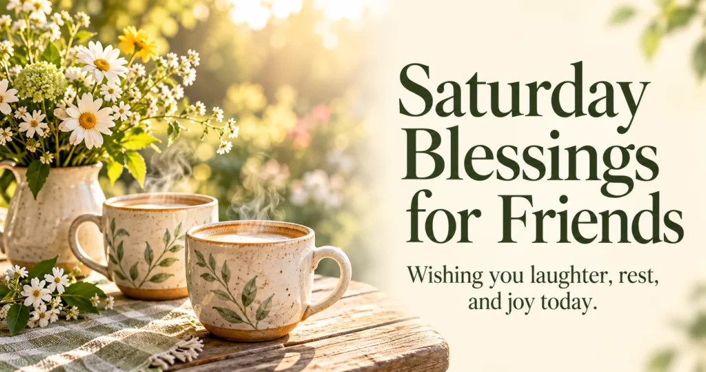 Saturday Blessings for Friends