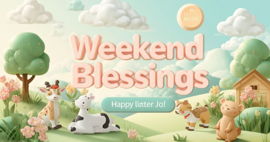 Short Friday Blessings for Image Text
