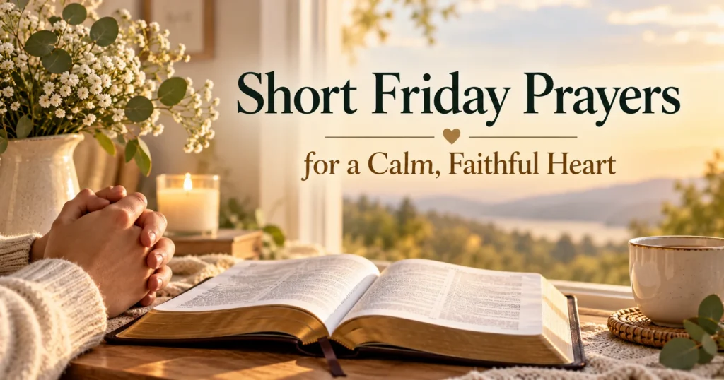 Short Friday Prayers for a Calm, Faithful Heart
