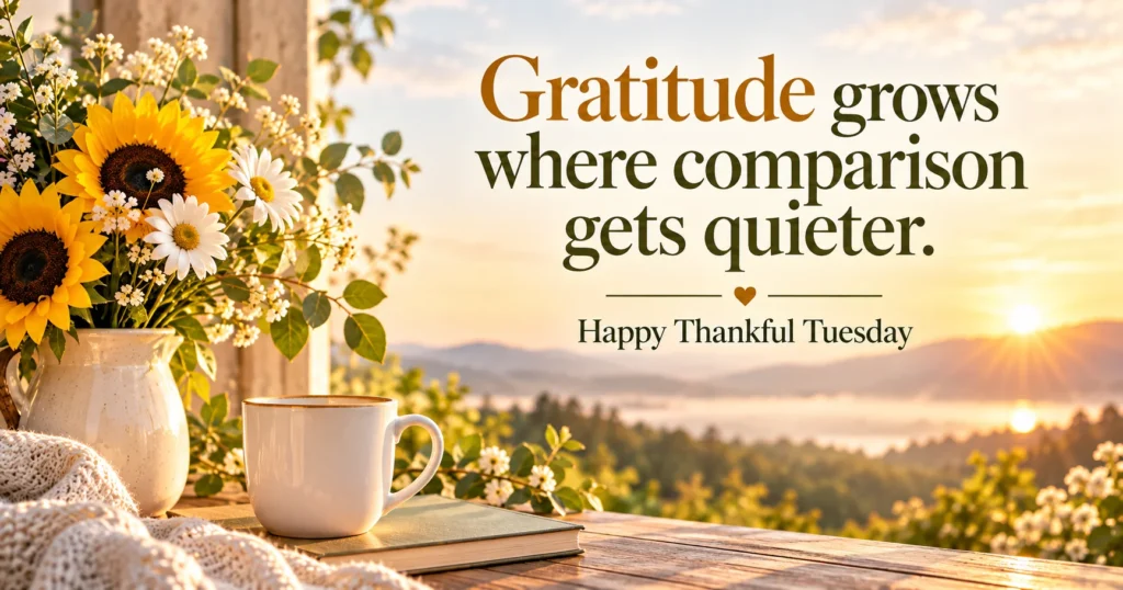 Short Gratitude Quotes for Tuesday Texts and Captions