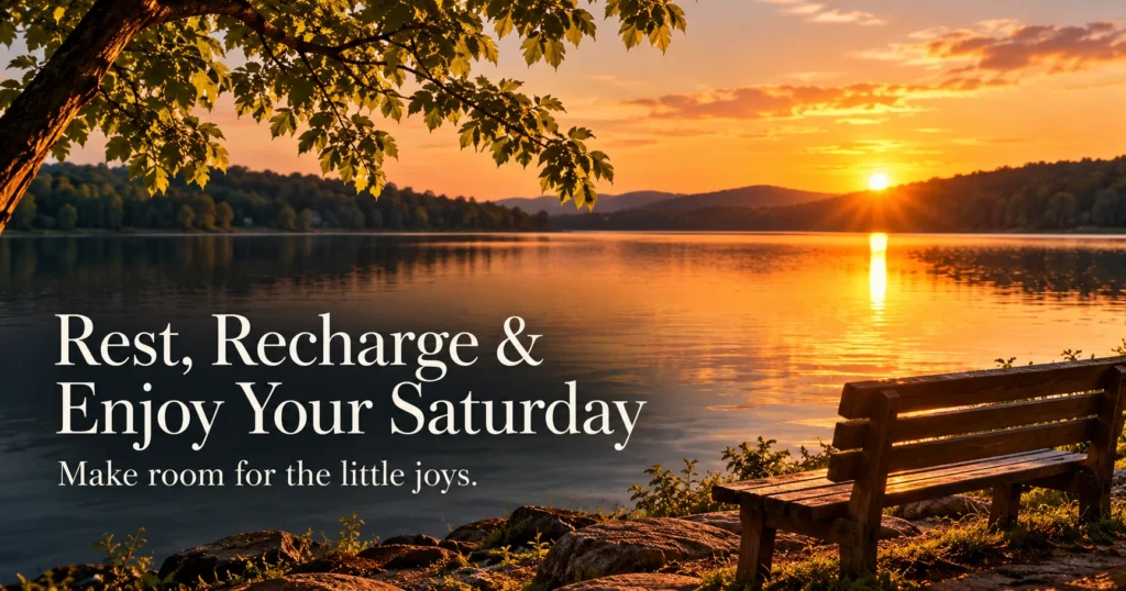 Short Saturday Texts and Social Captions