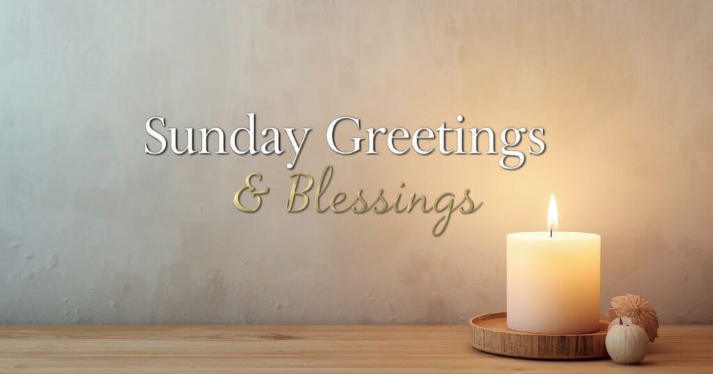Sunday Greetings for Friends and Family