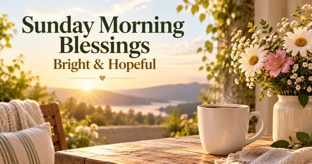 Sunday Morning Blessings for Bright, Hopeful Images