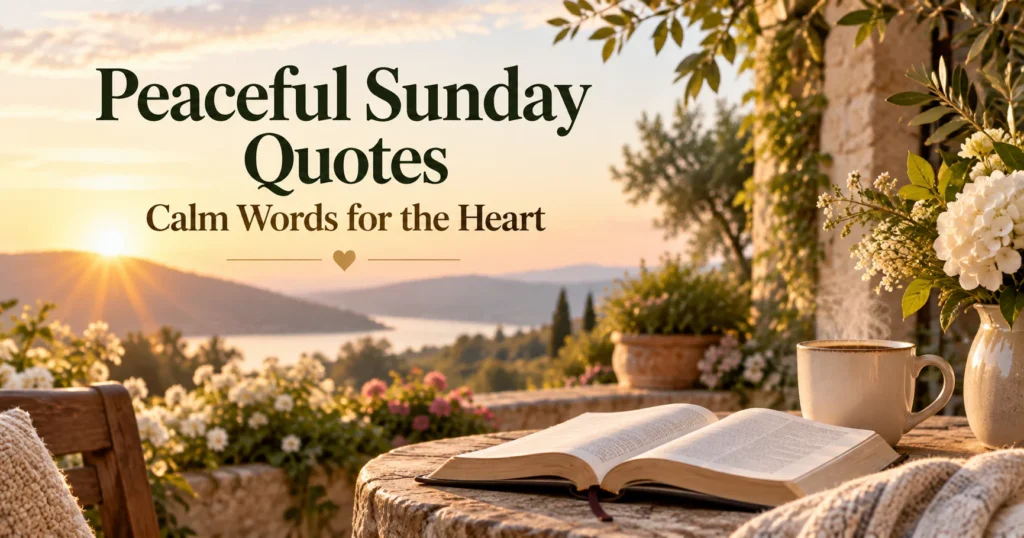 Sunday Quotes for Gratitude and a Thankful Heart