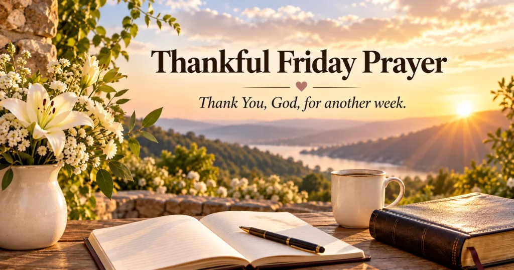 Thankful Friday Prayers for the Week Behind You