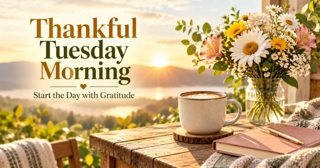 Thankful Tuesday Morning Blessings for a Grounded Start