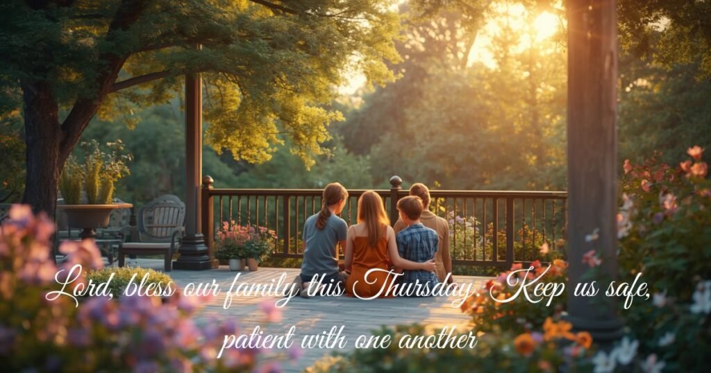 Thursday Morning Prayers for the Whole Family