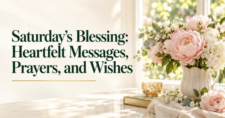 100+ Saturday's Blessing: Heartfelt Messages, Prayers, and Wishes