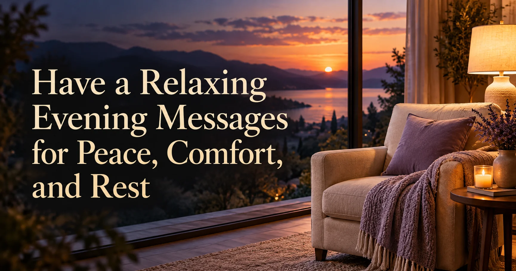 101+ Have a Relaxing Evening Messages for Peace, Comfort, and Rest