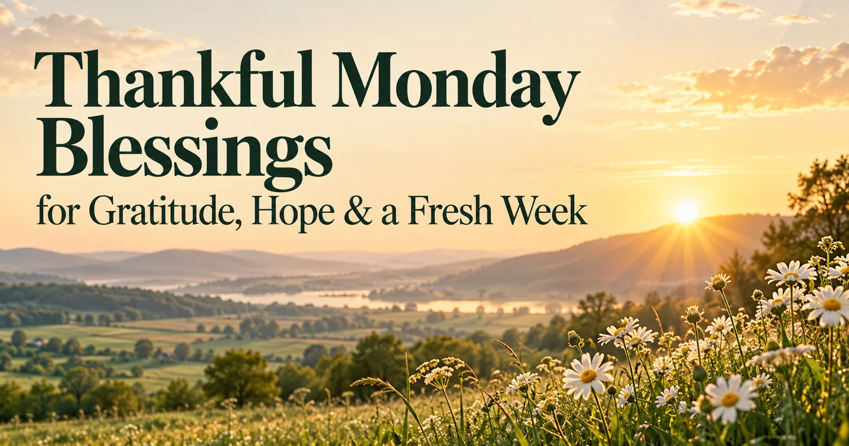 110+ Thankful Monday Blessings for Gratitude, Hope & a Fresh Week