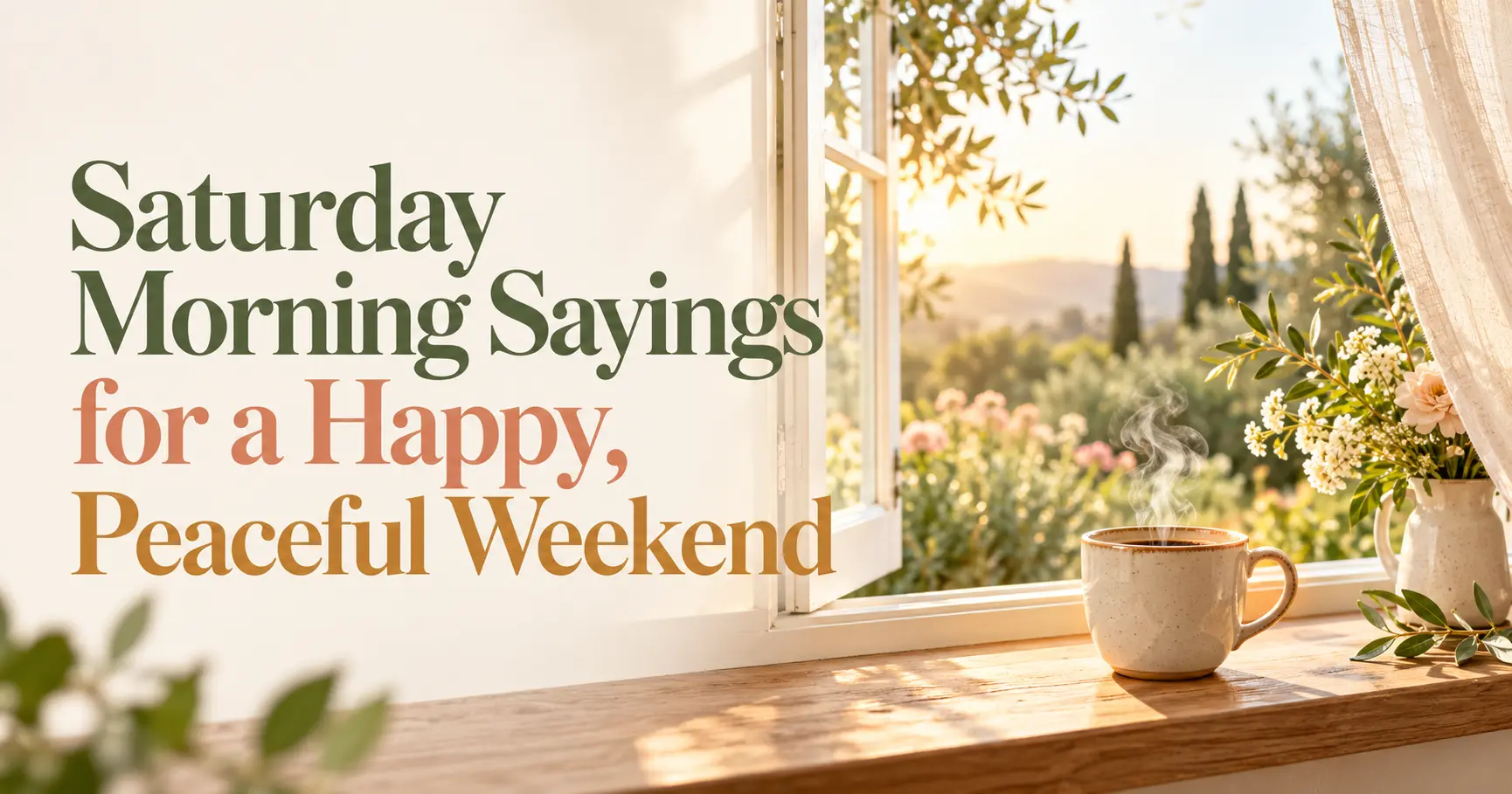 120+ Saturday Morning Sayings for a Happy, Peaceful Weekend