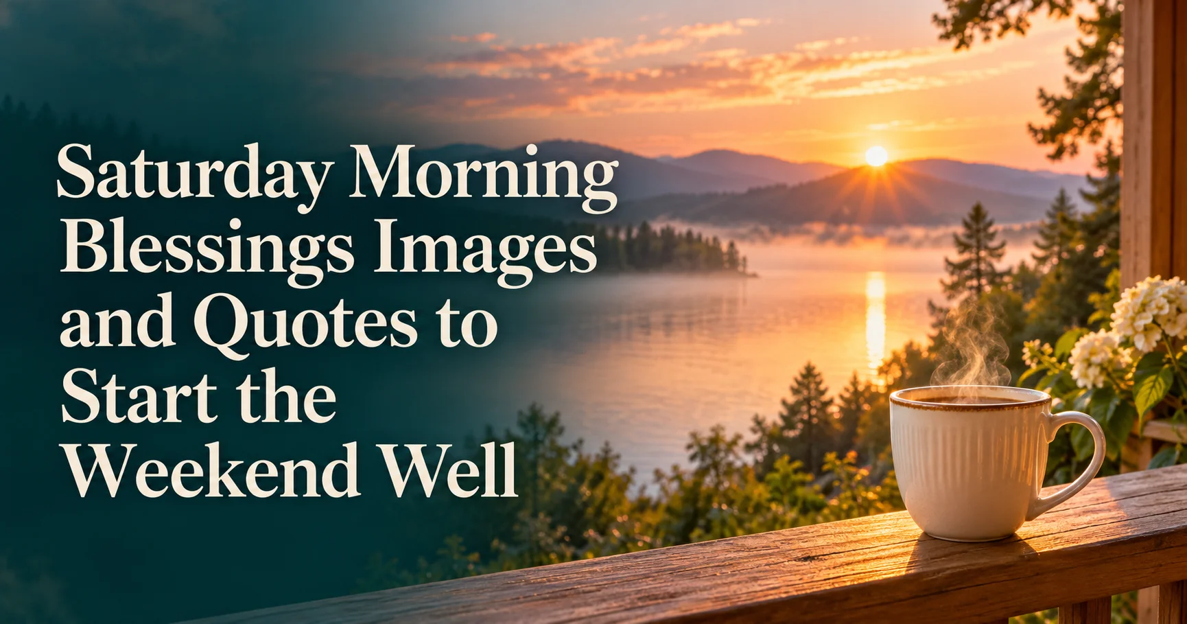 124+ Saturday Morning Blessings Images and Quotes to Start the Weekend Well